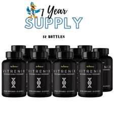 Vitrenix- Bodybuilding & Weight Support 12 Bottles- 720 Capsules