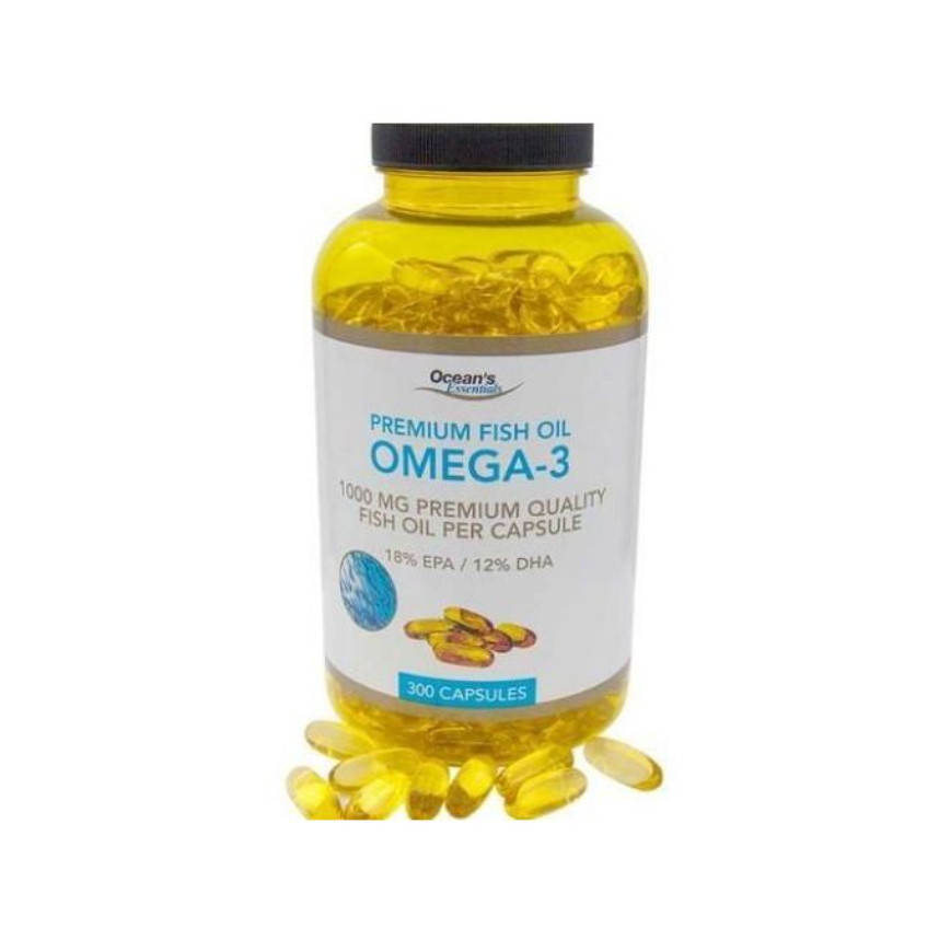 Omega-3 Huile de Poisson 1000mg pour l'Équilibre Nutritionnel des Actifs