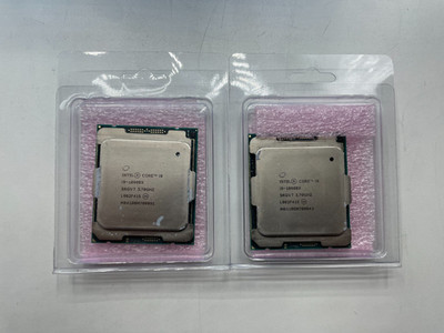 Lot of 2 Intel Core I9-10900X Desktop Processor 3.70GHz 10-Core SRGV7