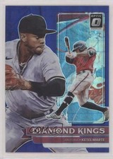 2022 Donruss Optic Diamond Kings Purple Pandora Prizm 56/99 Ketel Marte #30 0x4v