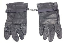 USGI Black Leather Light Duty Gloves Utility Military Cattlehide Size 4