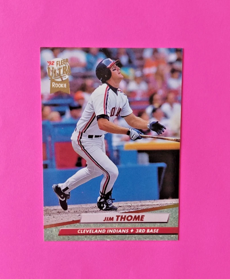 Fleer Jim Thome Baseball Cleveland Guardians Original Sports