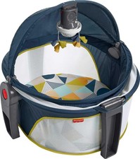 Fisher-Price Deluxe On-the-Go Projection Dome with Lights Music and Canopy, Cool