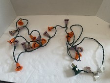 Vintage Halloween String Lights of 20 purple ...