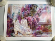 Lois Virginia Babb "Wedding Song" Rolled 18" x 14" Haddad's Art Print Poster