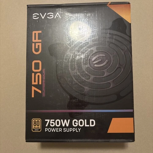 EVGA 220-GA-0750-X1 Super Nova 750 Ga, 80 Plus Gold 750W, Fully Modular