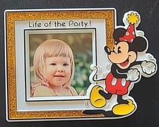 Mickey Mouse Picture frame "Life Of The Party  Vintage Walt Disney New Rare
