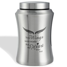 Large Urns for Human Ashes Adult Female,Cremation Angel Wings Memory Decorati...