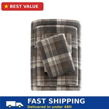 Woolrich Cotton Flannel Sheet Set Plaid Print Soft Warm Bedding Set