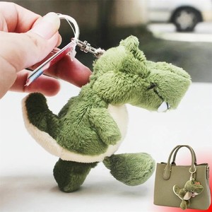Cute Alligator Plush Porte-clés Soft Bag Sac à Dos Pendentif Pendentive porte-clés cadeau