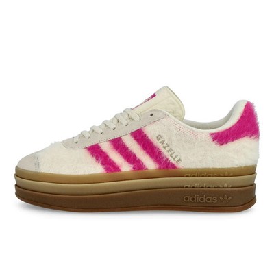 ADIDAS Wmns Gazelle Bold JS3908 White Shock Pink Running Sneaker Sportschuhe