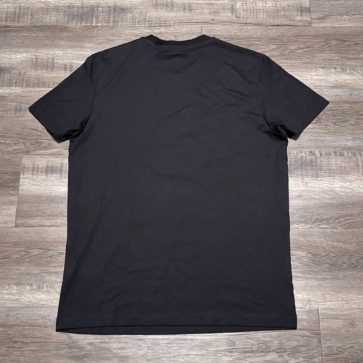 Diesel Industries Men's Size Large Black Denim Division Logo T