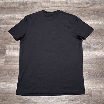 Diesel Industries Men's Size Large Black Denim Division Logo T