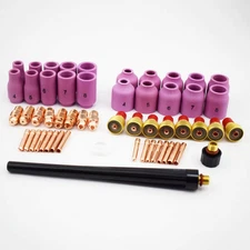B.W.P 55PCS Consumables Kit for WP-9 WP-20 WP-25 Series TIG Welding Torch 13N 53