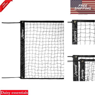 Outdoor Replacement Pickleball Net 21ft Portable Indoor Court Nylon Black