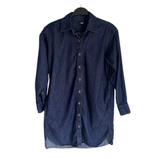 Women's Size S | Uniqlo | Denim Dress | Button Up With Pockets