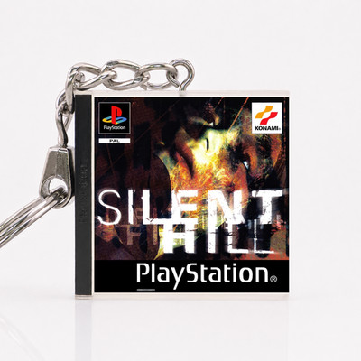 Silent Hill PS1 Miniature Game Case Keychain Gift