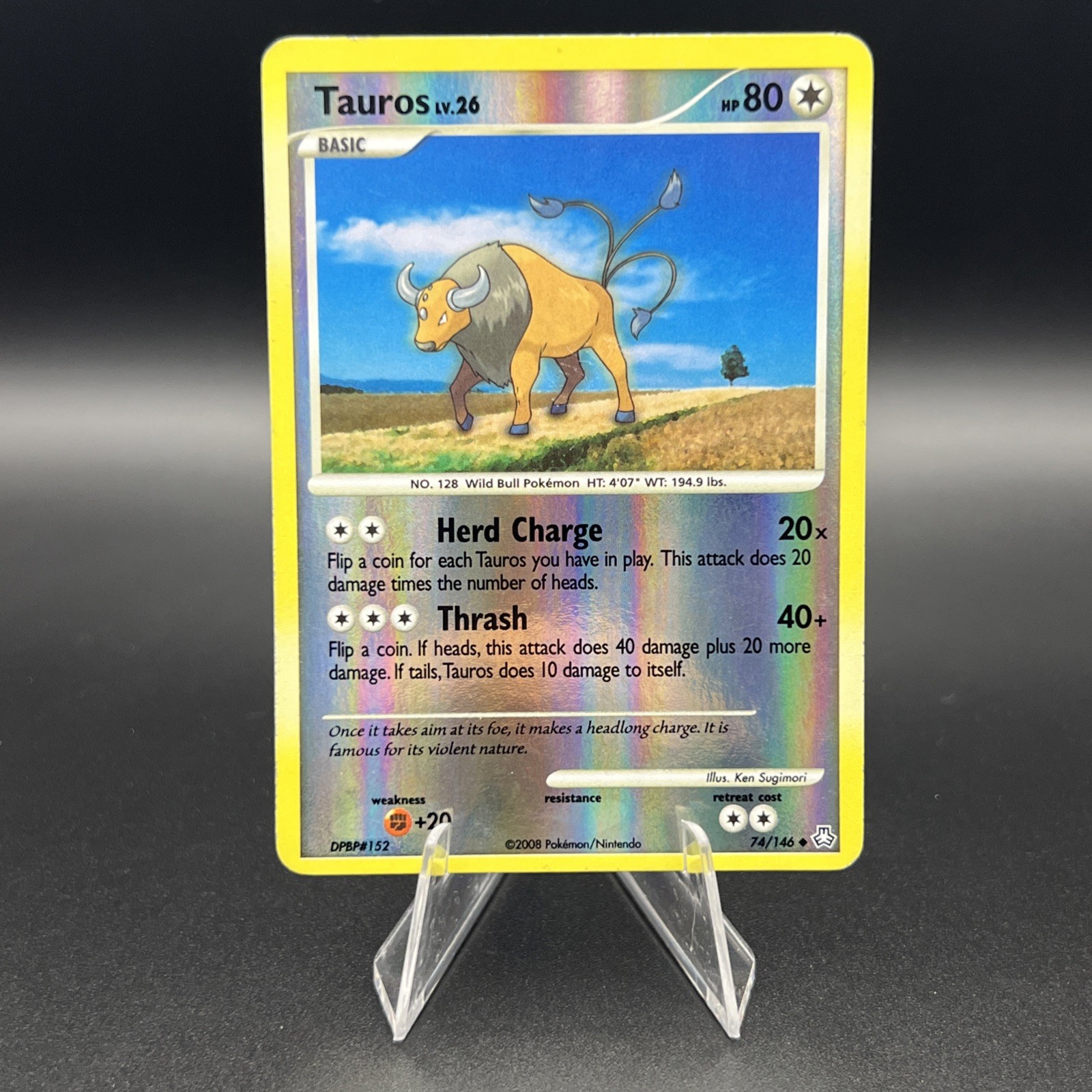 Tauros 74/146 - Reverse Holo - Legends Awakened - Pokemon Card