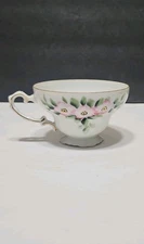 Sakura China Teacup Hand Painted With Foral Pattern