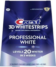 Crest 3D White Professional Effects No Slip White-strips 40 Total Exp: 04/2028