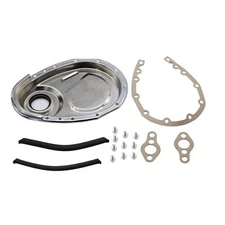 TAKPART Gasket Seal Bolts Set Timing Chain Cover Kit Compatible for SB Chevy 283