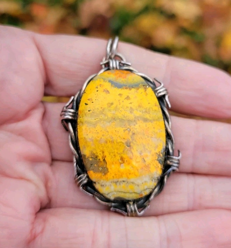 Southwestern Sterling Silver Solid Back Bumblebee… - image 12