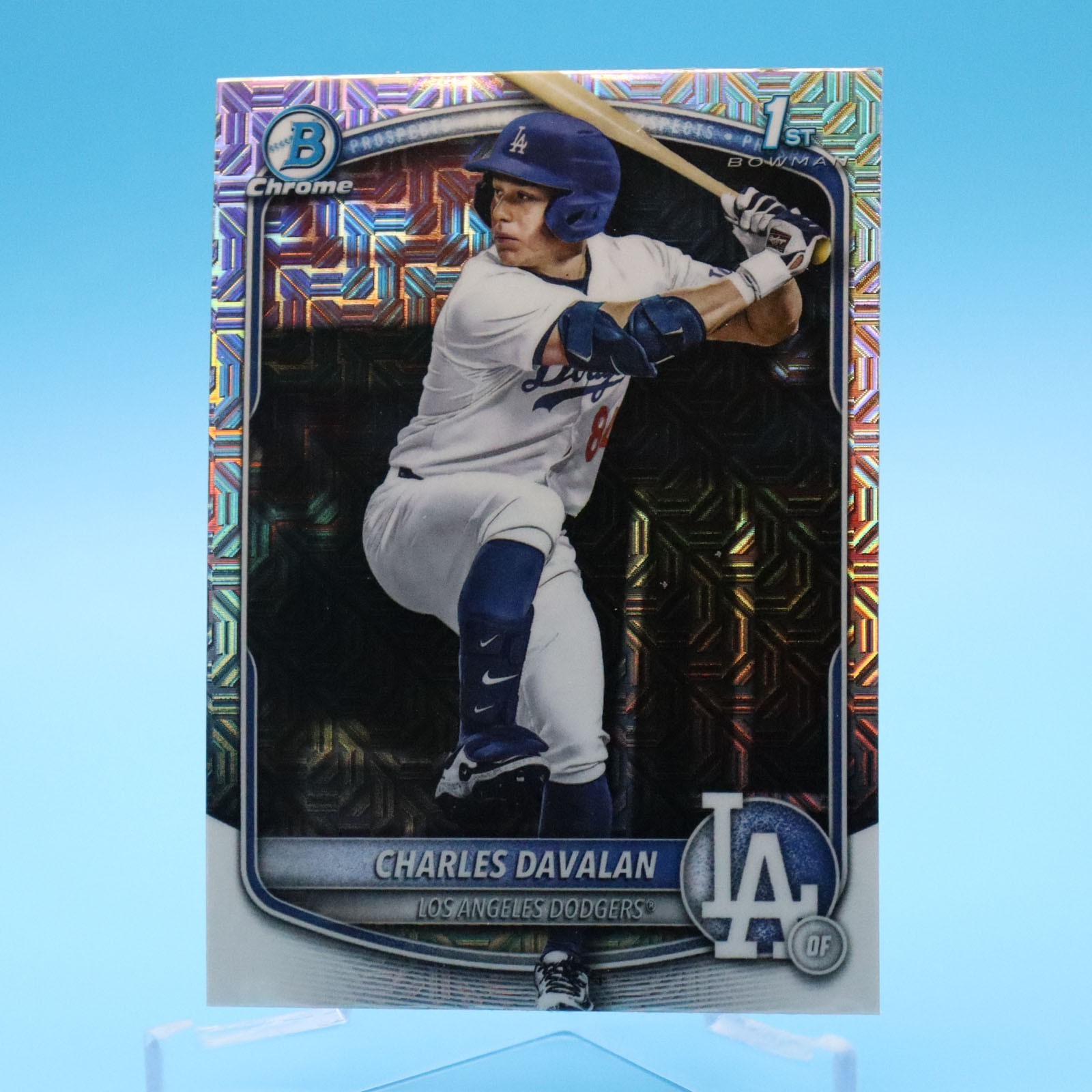 2025 Bowman Draft Chrome Charles Davalan MOJO REFRACTOR #BDC-96 1ST