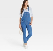 Denim Overalls Maternity Jumpsuit - Isabel Maternity by Ingrid  Isabel Size 2