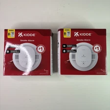 Kidde Smoke Alarm Model 20SA10. Set of 2, Kidde 2025, Wired.