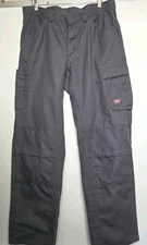 RED KAP Men's Performance Shop Pant Durable Reinforced Knees Dark Gray 34x34/33"