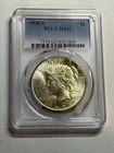 1928 S PEACE SILVER DOLLAR PCGS MS62 BLAST WHITE SEMI KEY DATE