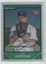 2007 Bowman Chrome Refractor Matt Lindstrom #197 0a1