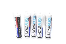 NovaFlex Pro Premium Silicone Adhesive Sealant White Lot of 5 USA Made NF2110