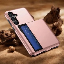 Phone Case For Samsung Galaxy S26 S25 S24 Ultra S23 FE Card Holder Wallet Cover