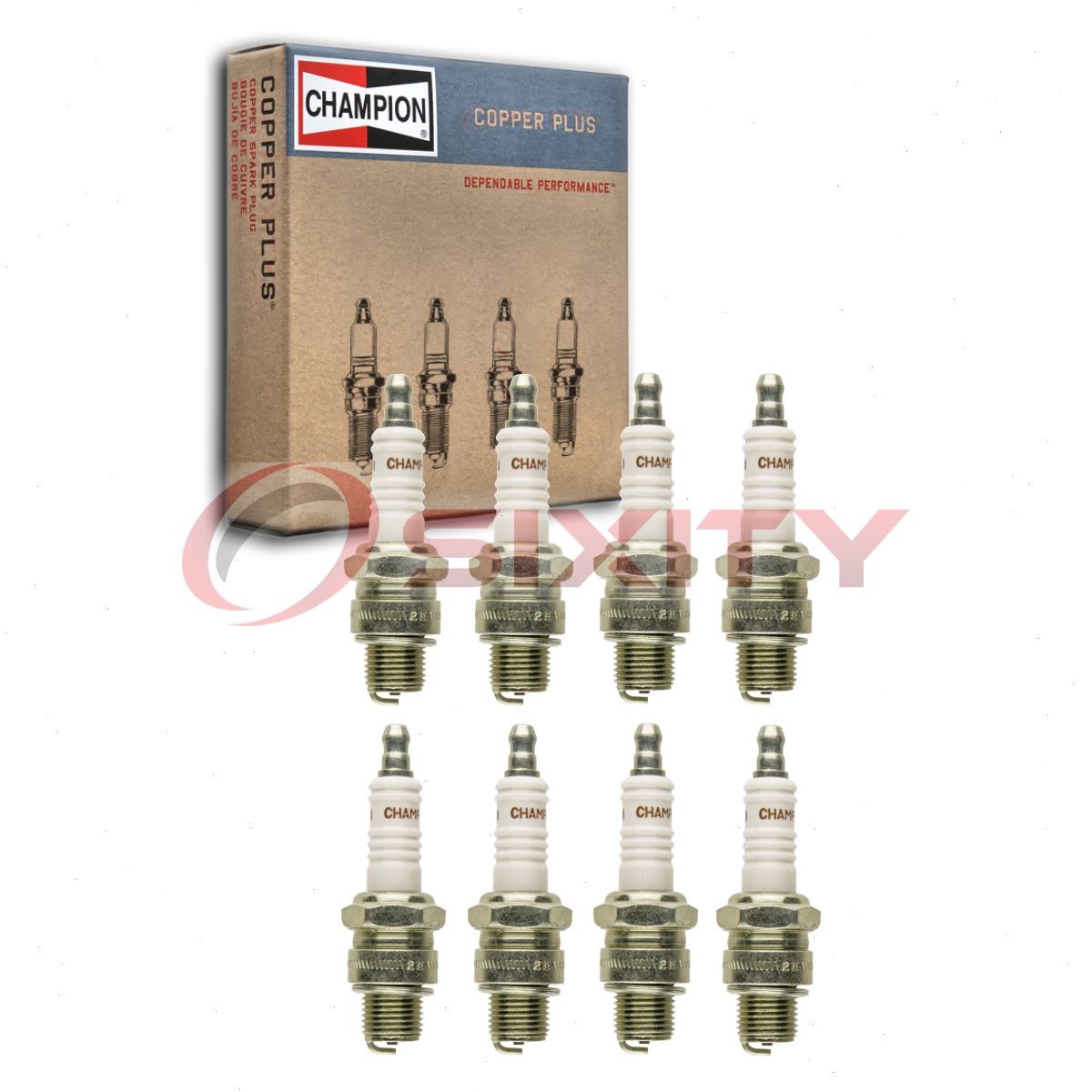 8 pc Champion Copper Plus 821-1 Spark Plugs for L77JC4 704 2129 Ignition zq