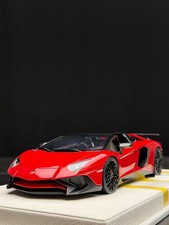 Lamborghini Aventador SV Roadster (Red) [MakeUp Eidolon] 1/18 scale