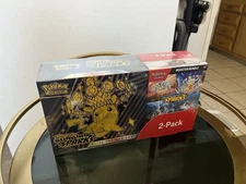Selling 2 of Pokémon Surging Sparks Elite Trainer Box + Booster Bundle, 2-pack 