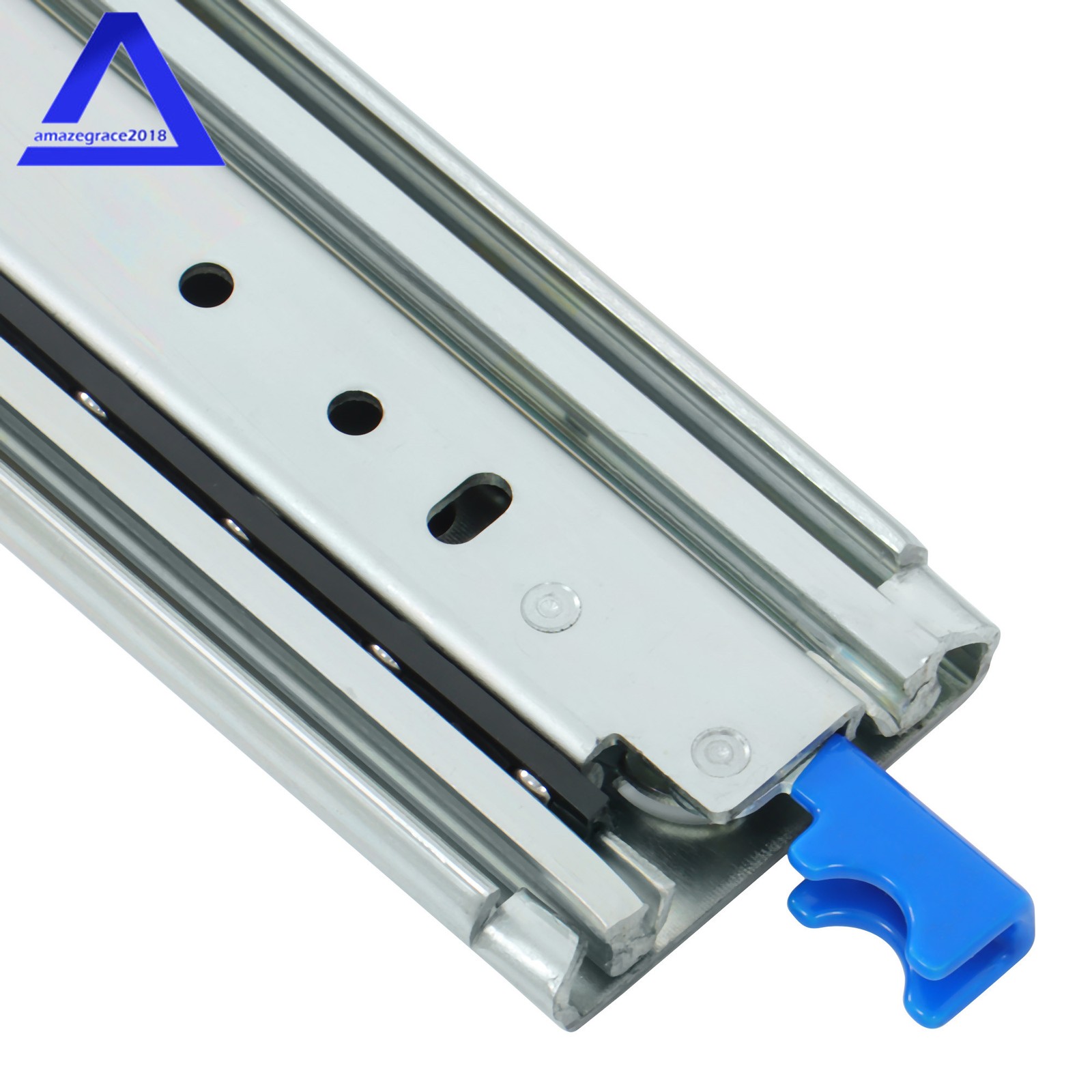 1 Pair With Lock Heavy Duty Drawer Slides 60 Inch 500 Lbs Extension Rails Rail