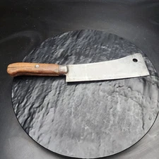 Antique Nichol's Bros Greenfield, Mass USA 9 Blade Meat Cleaver 🔪🪓 Vintage