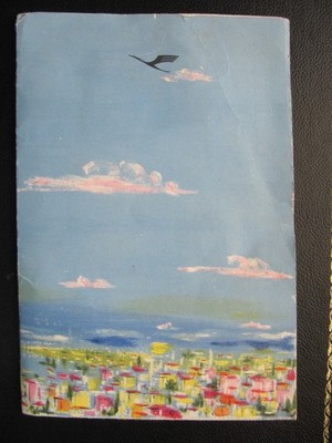 LUFTHANSA in flight packet of 50's brochures pin postcard route map timetable