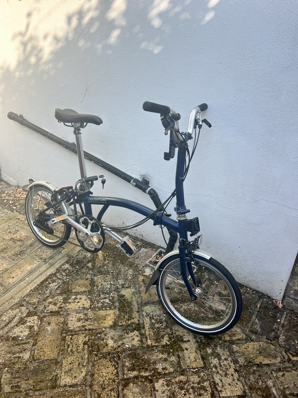 Brompton Blue M6L Mid 6 Speed 2018 Folding Bike Collection SW11