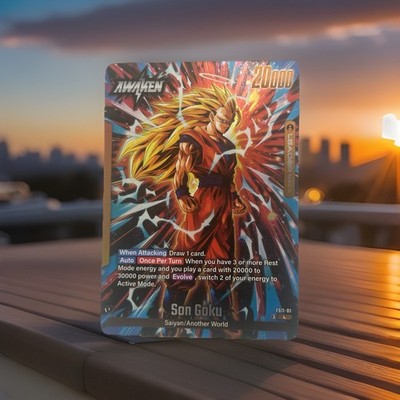 DBS FS11-01 Son Goku Leader Foil Dragon Ball Super Fusion World