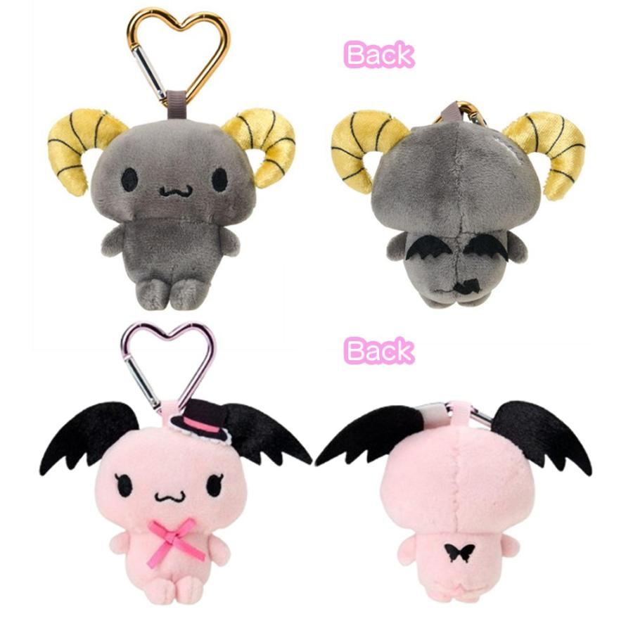 Sanrio LLOROMANNIC Plush Mascot Berry & Cherry Keyring set Japan