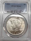 1923 Peace Silver Dollar PCGS MS64 S$1