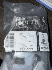 Radiant Solutions Company S5S Roof Clamp, 5-Pack for Standing Seam Metal Roof...