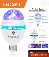 Energy-Efficient RGB Strobe Light Bulb E26/E27 for Ultimate Party Atmosphere