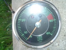 Early Porsche 356 Bc Tachometer With Mounting Brackets Early Porsche 356 Bc Tachometer With Mounting Brackets