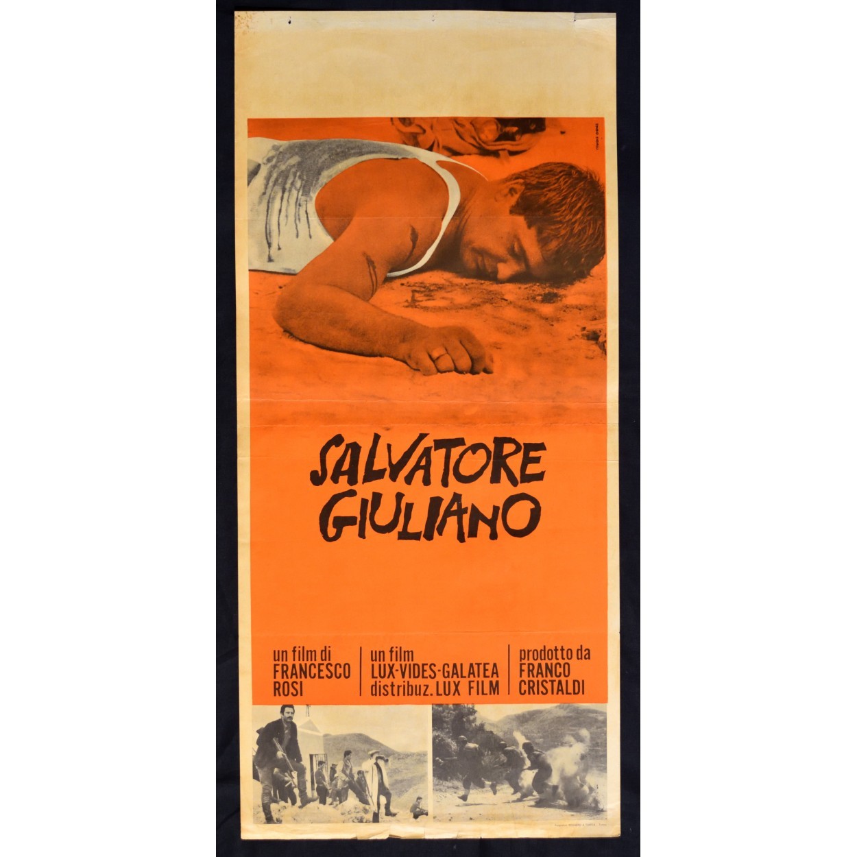 Locandina originale film Salvatore Giuliano (1962) - Regia di Francesco Rosi