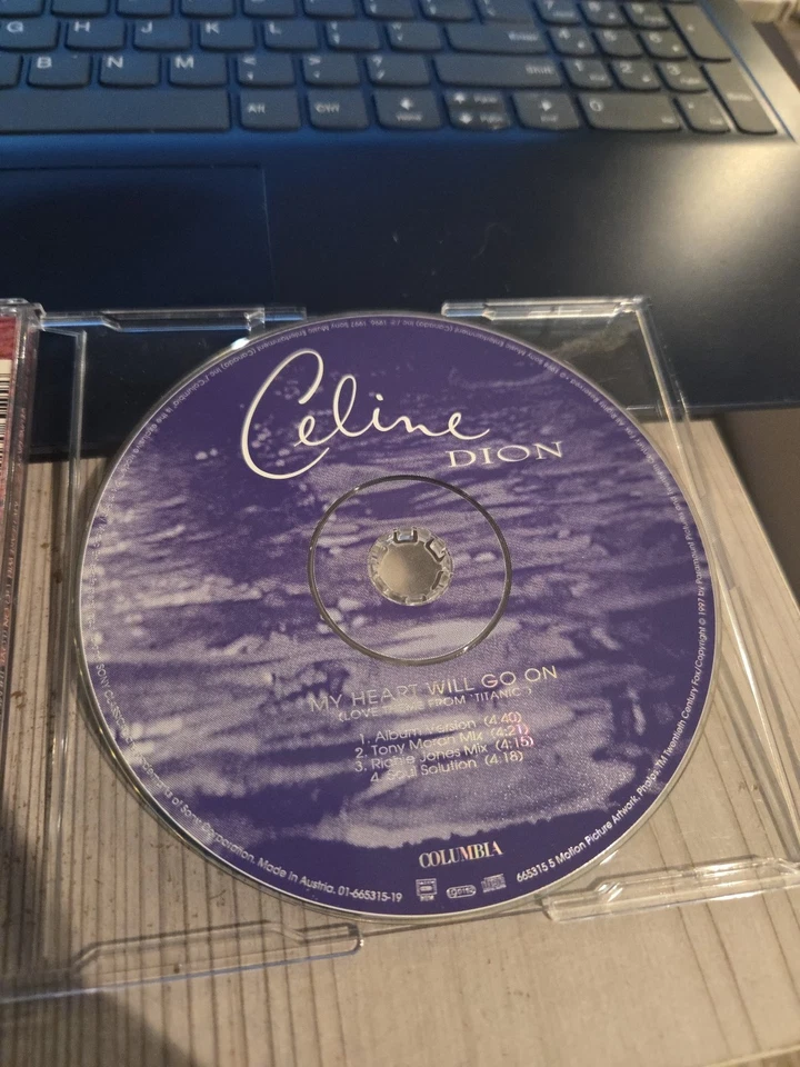 288 - Celine Dion My Heart Will Go On Love From 'Titanic' Dance Mixes CD SINGLE - Image 3 of 3