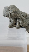 Ceramic Collectable Elephant Sculpture- The Herd -1991-Shelf Sitter-Martha Carey